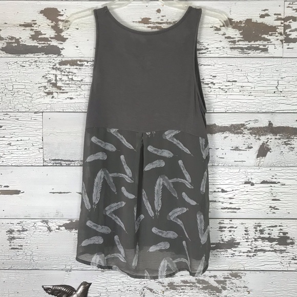 California Dreams Tank with Sheer Back Small - Picture 2 of 2